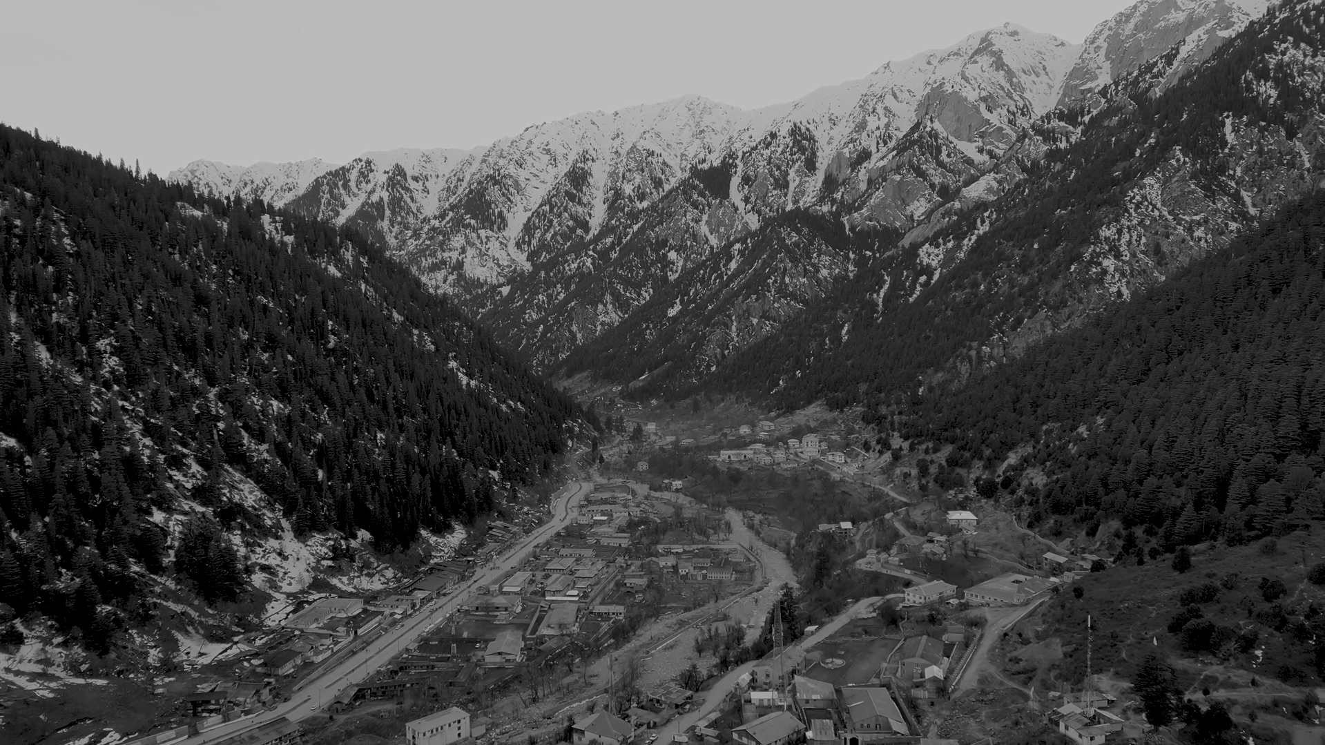 Andorra view from a drone